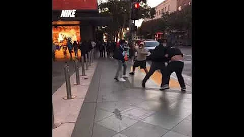 Brawl Outside Nike Store in Santa Monica, Ca Erupts Over Cool Grey Jordan 11's