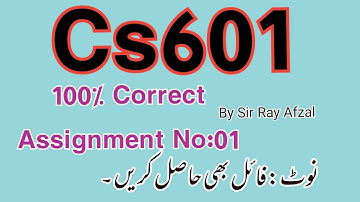 CS601 ASSIGNMENT 2 SOLUTION Fall 2021,CS601 Assignment 2 Solution 2021,Cs301 Assignment 2 2021
