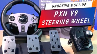 PXN V9 Steering Wheel | UNBOXING & SET-UP