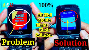 Itel keypad mobile flight mode Problem_How to remove flight mode #AllChinaMobileFlightMode itel U30