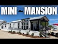 It&#39;s a tiny house&#39;s BIG BROTHER! Splendid cottage type mobile home! Prefab House Tour