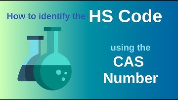 Searching with CAS Numbers on FindHS.Codes | FindHS.Codes