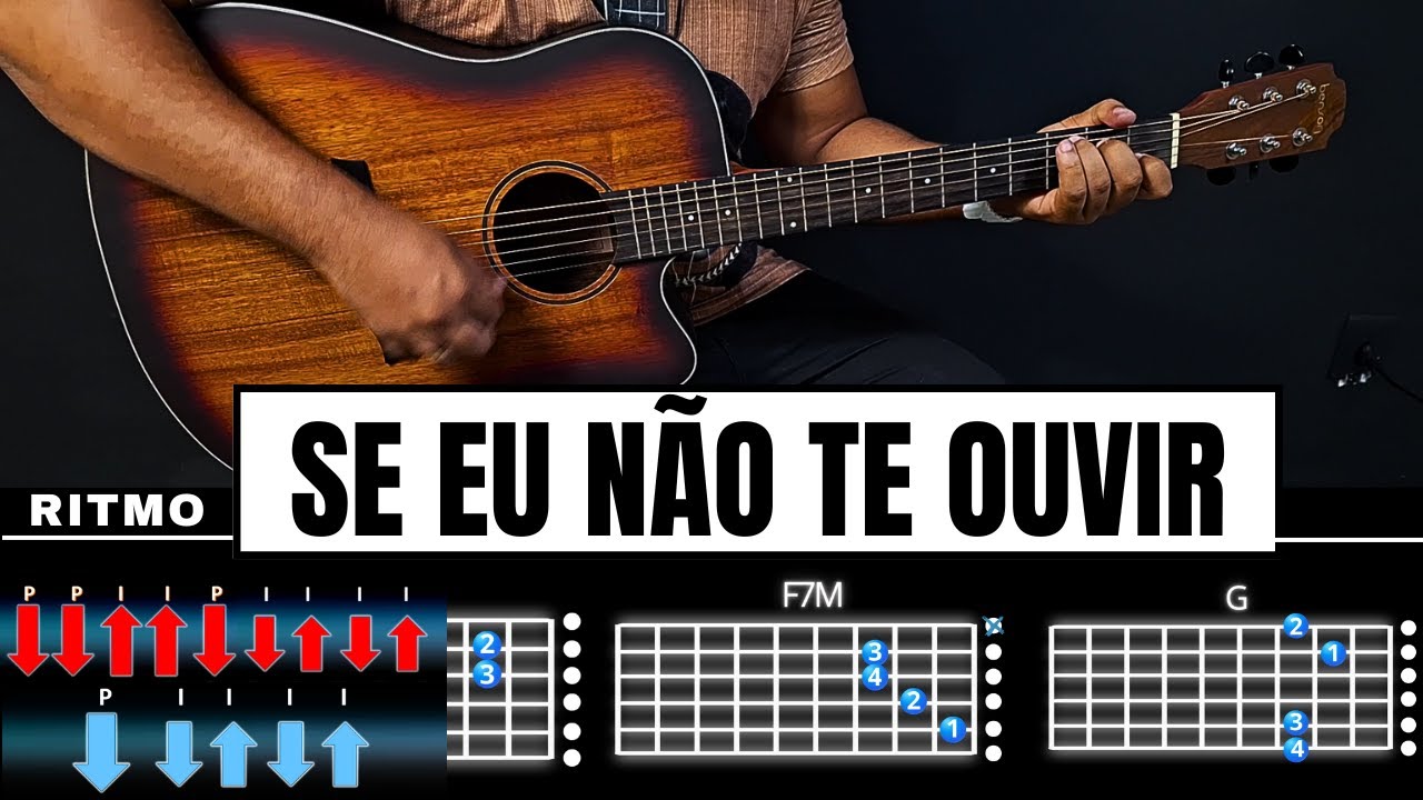 Aula Fácil de Violão: Aprenda 'Se Eu Não Te Ouvir' de Sarah Farias (Passo a Passo)