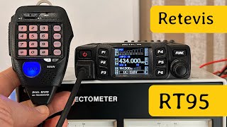 Автомобильная двухдиапазонная радиостанция Retevis RT95