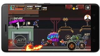 Metal Mercenary- 2D Platform Action Shooter BOSS 1 (by TZN Studio) Android/iOS Gameplay screenshot 4
