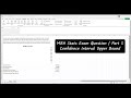 MBA Stats Problem Calculating the Upper Bound of a Confidence Interval Part 5
