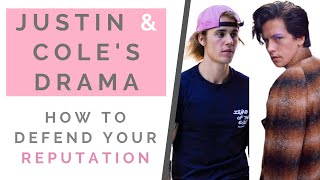 JUSTIN BIEBER \& COLE SPROUSE: ASSAULT ALLEGATIONS! How To Defend Your Reputation | Shallon