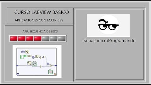 SECUENCIA DE LUCES CON ARRAYS - LABVIEW BASICO