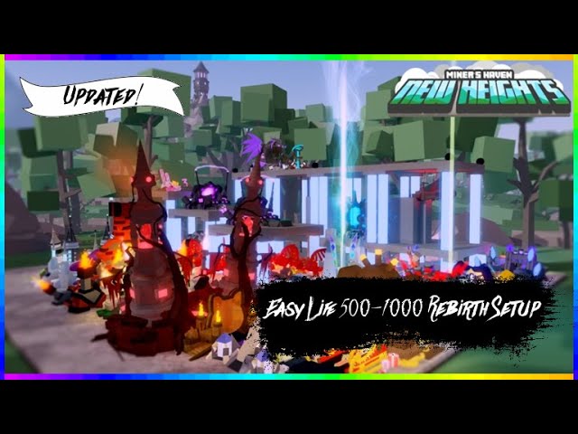 Super Fast Life 500 1000 Rebirth Setup Miner S Haven 2020 Youtube - roblox miners haven discord roblox rules