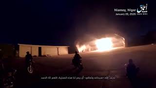 Video shows Islamic State fighters roaming Niger airport during raid
