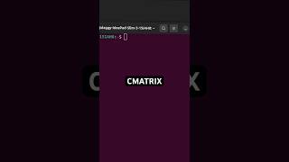 Turn your terminal into the Matrix with cmatrix. #mateix #networking #linux #connectivity