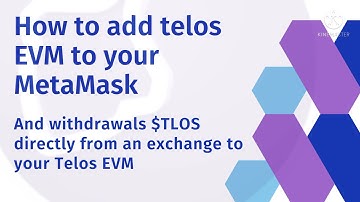 How to add Telos EVM to your MetaMask