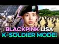 [K-POP] BLACKPINK LISA Takes on the Korean Military! 💪 #BLACKPINK #LISA
