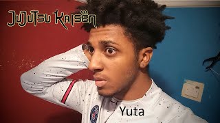 How Yuta reacted when Gojo lost the fight.