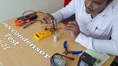how to check fan capacitor with digital multimeter/mschinnasamy  electric |MS