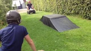 Charlie Gillatt jumping quad Suzuki lt 50 atv