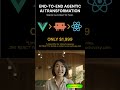 Migrate Vue to React 10x Faster with Agentic AI 🚀 #shorts #ai #it #vuejs #reactjs