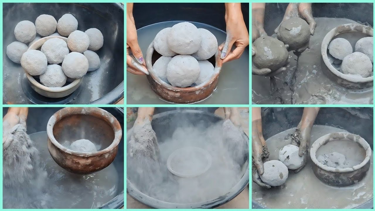 Whole Balls 🏐🏐Reused Black Cement Smashing Balls 