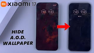 Cómo ocultar el fondo de pantalla en la pantalla siempre activa del Xiaomi 17 Pro screenshot 3