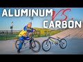 Carbon fiber  vs aluminum bmx bikes whats better  the worlds greatest bmx debate