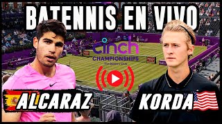 Carlos Alcaraz vs Sebastián Korda - Semifinales de Queen´s - EN VIVO