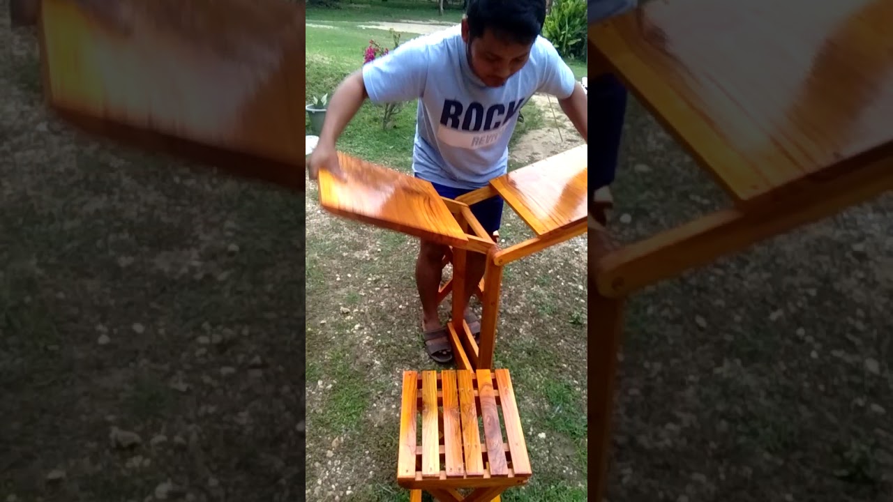  Kursi  lipat  meja lipat  dari  kayu  jati YouTube