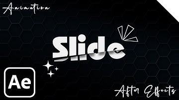 Как сделать Анимацию разрезанного Текста с Встряской в After Effects tutorial intro