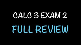 Calc 3 Exam Review: Partial Derivatives, Gradients, and More (Spring 2026)