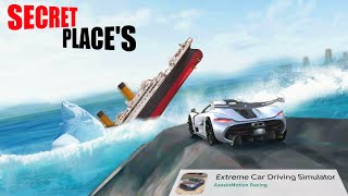 TOP 5 SECRET PLACES 🤯 || Extreme Car Driving Simulator