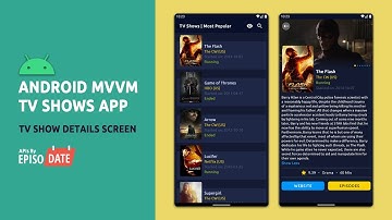 Android MVVM | TV Shows App | Tutorial #7 | TV Show Details Screen