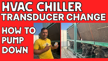 Hvac Chiller Transducer Change | Hvac chiller transducer | Hvac School | suction pressure transducer