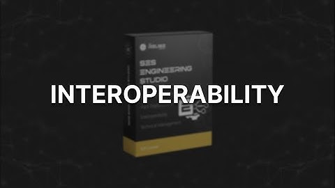 Interoperability in SES ENGINEERING Studio