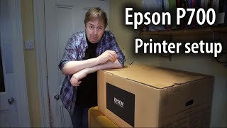 Epson SC P700 printer setup and initialisation