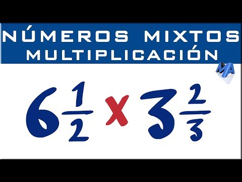 Multiplicación de números mixtos
