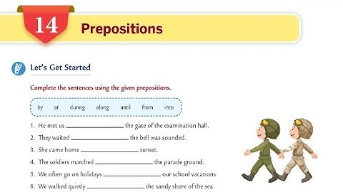 Prepositions | Ch-14 | Class-VIII | Part-02 | Collins English grammar and composition book