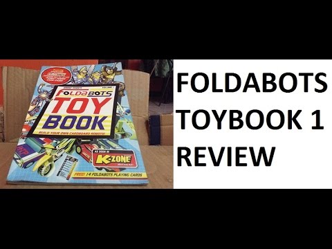 Foldabots: Toy Book 1 REVIEW :ELEMENTROBOTS W/ ELEMENTRON: (PART 2)