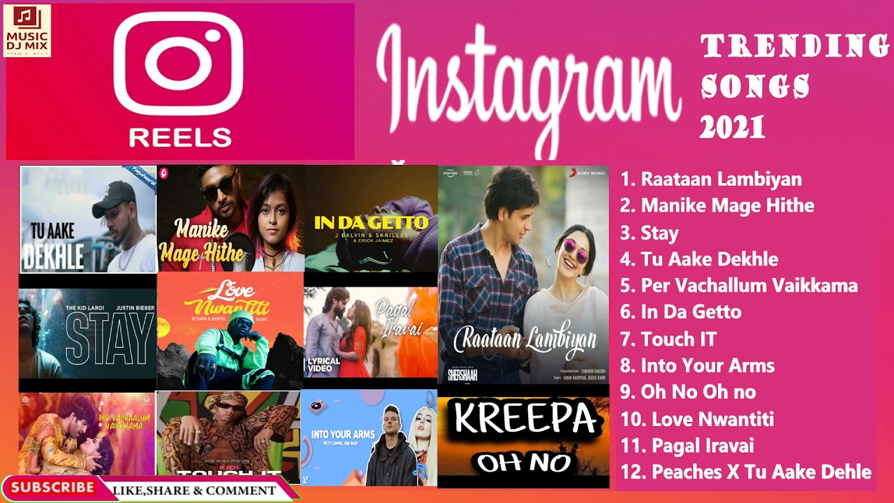 Instagram Trending Songs, Instagram Reels Songs 2021