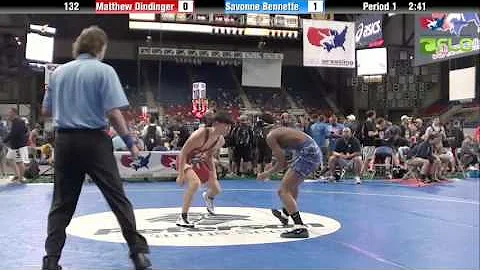 Cadet 132 - Matthew Dindinger (Oregon) vs. Savonne...