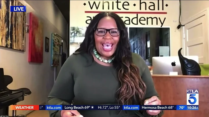 KTLA 5 - White Hall Arts Academy Interview with Ms. Tanisha Hall