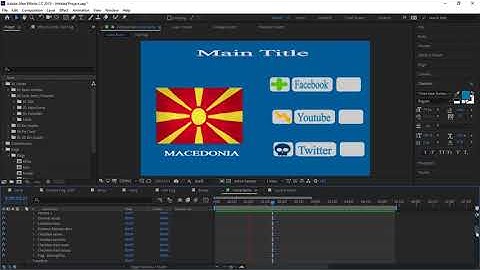 6.waving and flat | After Effects template tutorial | All maps all flags with different scenes
