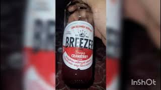 Bacardi brazzer @cranberry flavour |@Rum mixed cocktail | ladies favourite drink| @Bacardi @Breezer