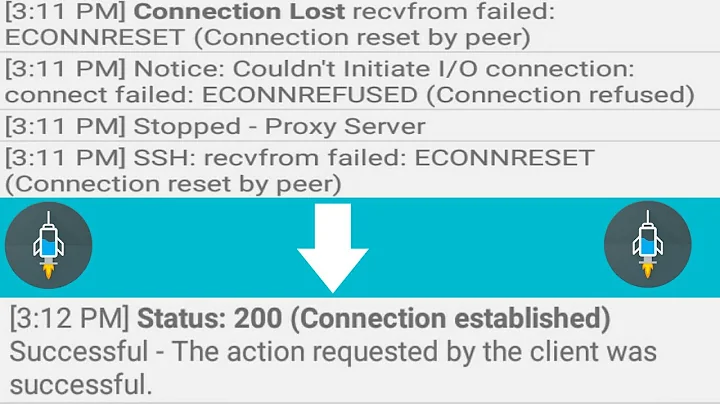 How to solve : connection reset by peers problem | How to solve connection refused in http injector.