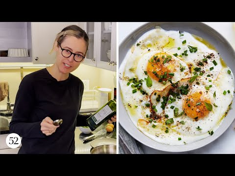Quick Olive Oil-Fried Eggs with Yogurt & Lemon | Amanda Messes Up in the Kitchen | Food52