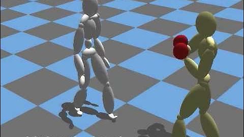 CASA 2005 Animating Reactive Motion Using Momentum-based Inverse Kinematics and Captured Motion