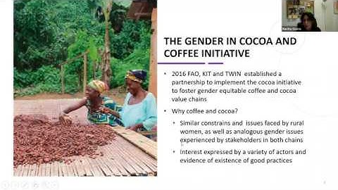 Gender in Coffee & Cocoa Webinar