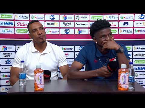 Rueda de prensa de Medellín tras su partido con Pasto