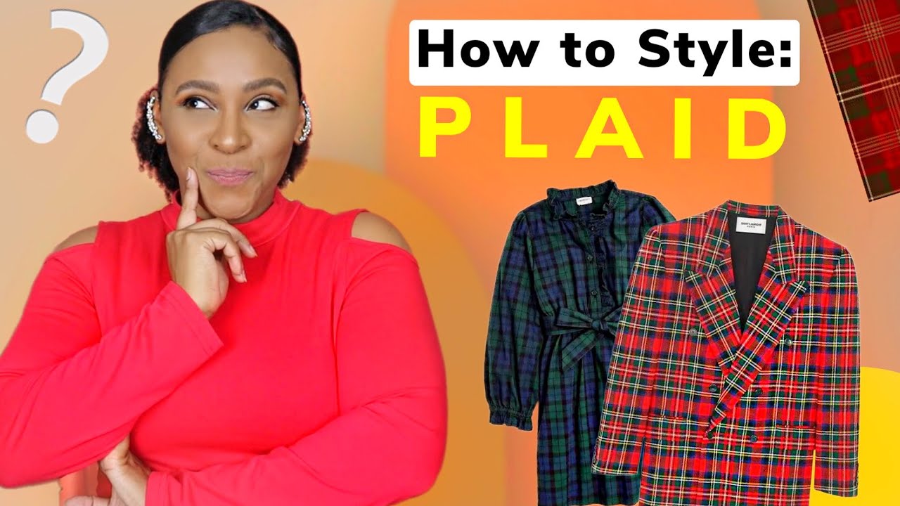 Stylish Plus Size Outfit: Plaid Shirt with Ankle Pants