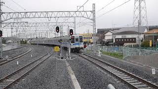 東武鉄道10000系　急行船橋行　高柳駅到着