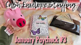 CASH ENVELOPE STUFFING JANUARY PAYCHECK #3 | #cashenvelopesystem  #cashbudgeting by DaisyBudgets 12,144 views 4 months ago 31 minutes