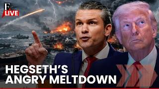 PETE HEGSETH HEARING LIVE: Hegseth Snaps During US Lawmaker's Question on Trump | Firstpost